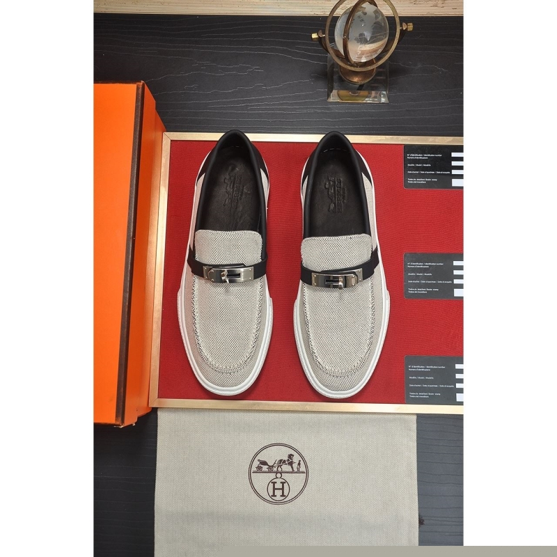 H**mes leather shoes